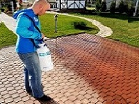 очистка тротуарной плитки по доступной цене в москве